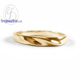 แหวนพิ้งโกลด์ แหวนทองสีชมพู แหวนคู่ แหวนแต่งงาน แหวนหมั้น -R1206PG